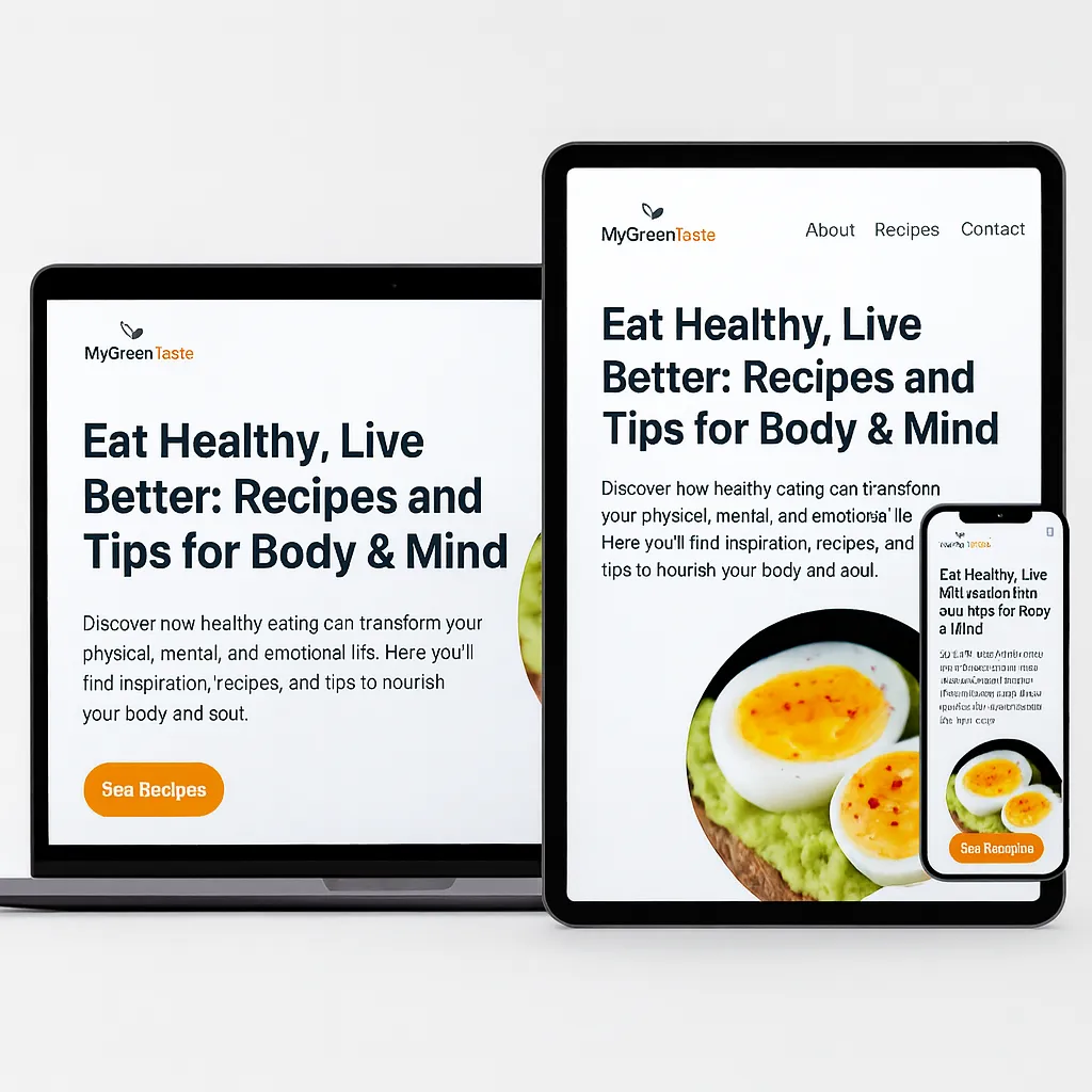 Proyecto My Green Taste — Blog de Cocina Saludable